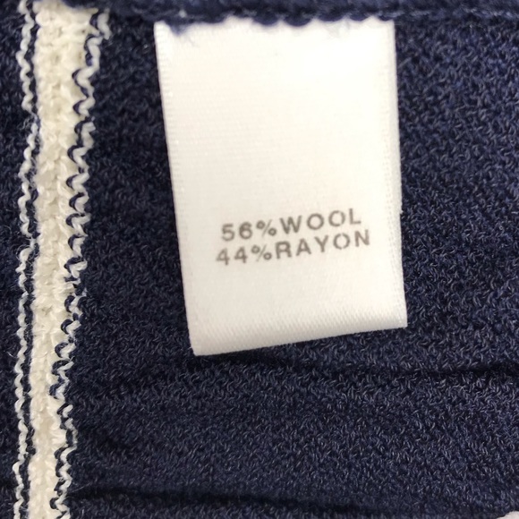 St. John 56% Wool Striped Cardigan and Top Set - S - Picture 14 of 17